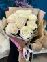 Букет из белых роз